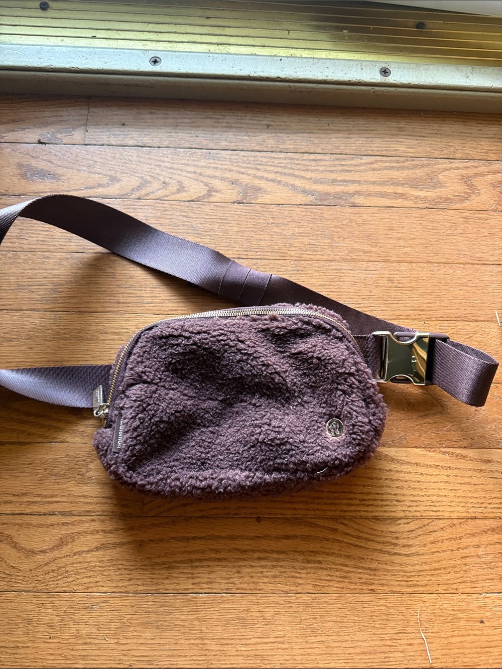 lululemon athletica Brown Sherpa Crossbody Belt Bag